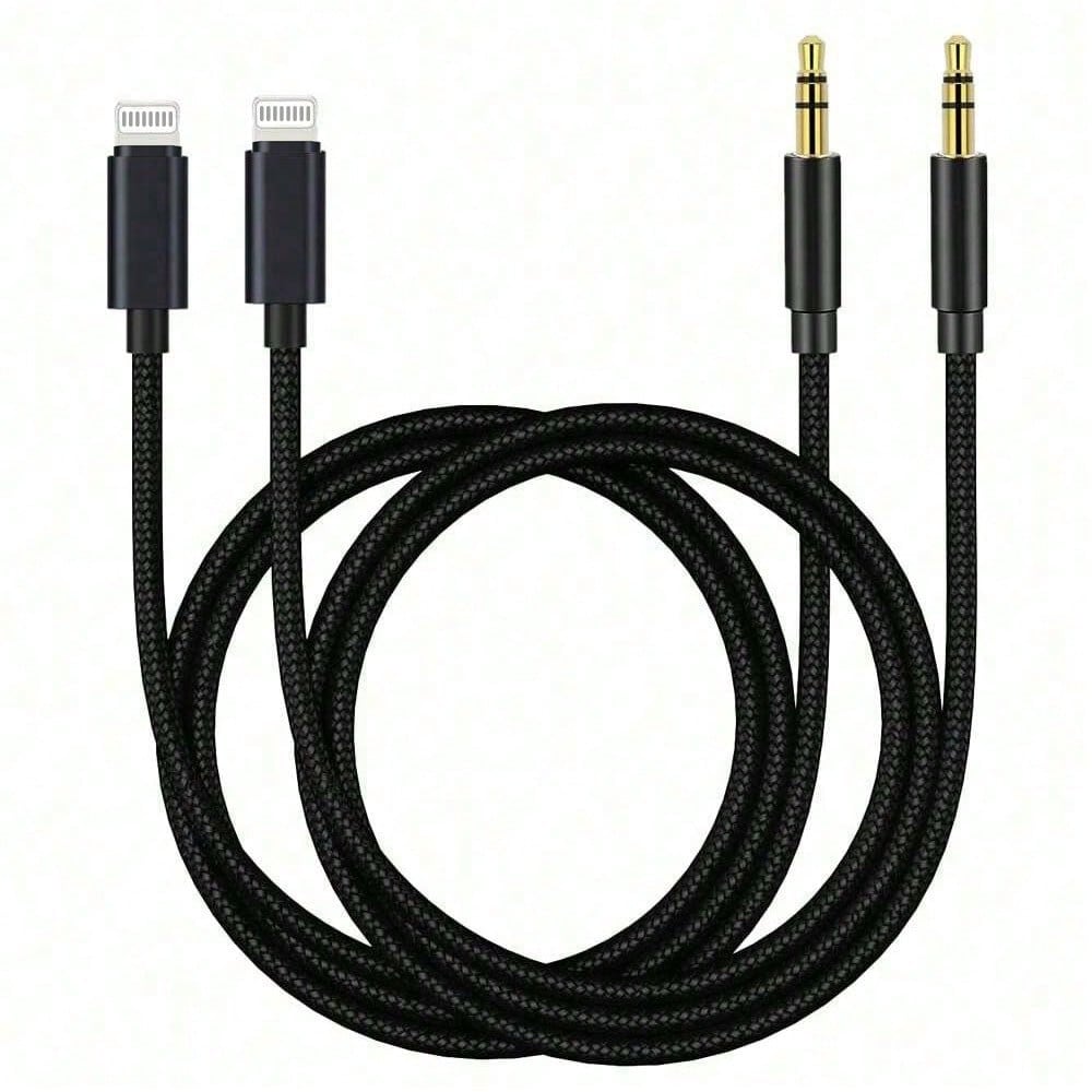 1-2pcs 3.5mm Headphone Audio Aux Cable Adapter Compatible With IPhone 14 Pro Max/14 Pro/14 Plus/14/13/12/11/XS/XR/8/7/6, IPad Series