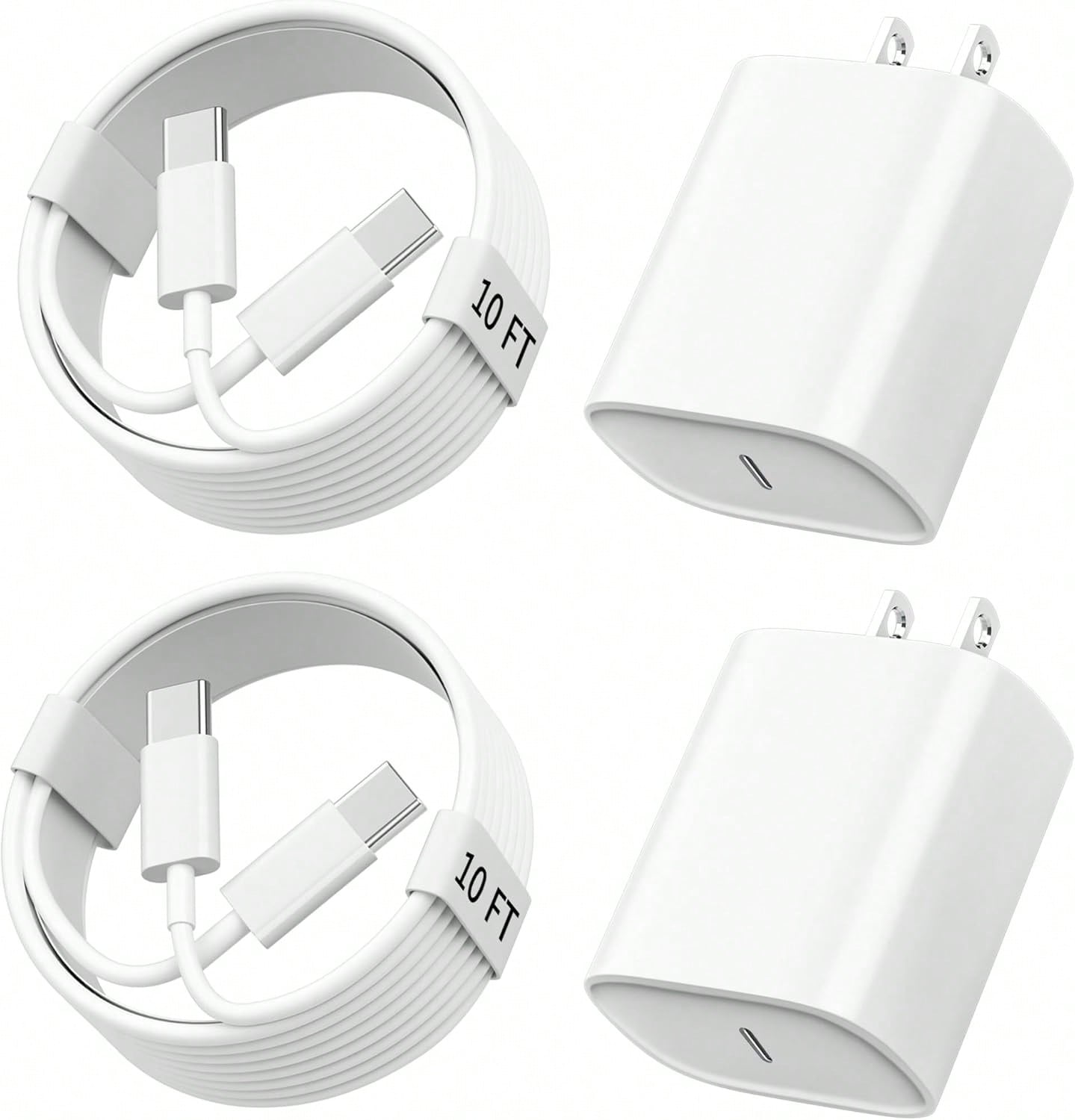 10FT/3M For IPhone 15 16 Charger Fast Charging, 10 FT Long USB C Charger Cord With 20W Type C Phone Fast Charging Block For IPhone 16/16 Pro/16 Pro Max/16 Plus, IPhone 15/15 Pro/15 Pro Max/15 Plus,IPa