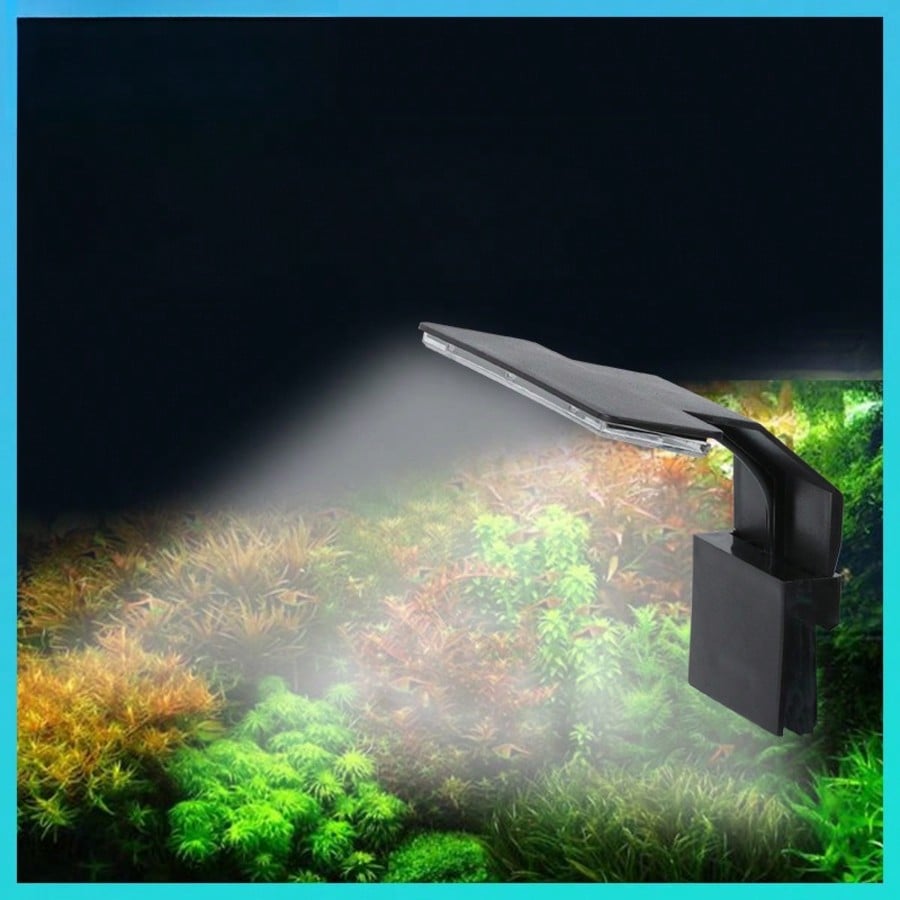 1pc Aquarium Light, Small Landscape Light With USB Port, High Brightness, Clip-On Desk Fish Tank Light, Plant Growth Supplementary Light, Clip-On Light And Ambient Light, 180° Lighting Angle, Suitable