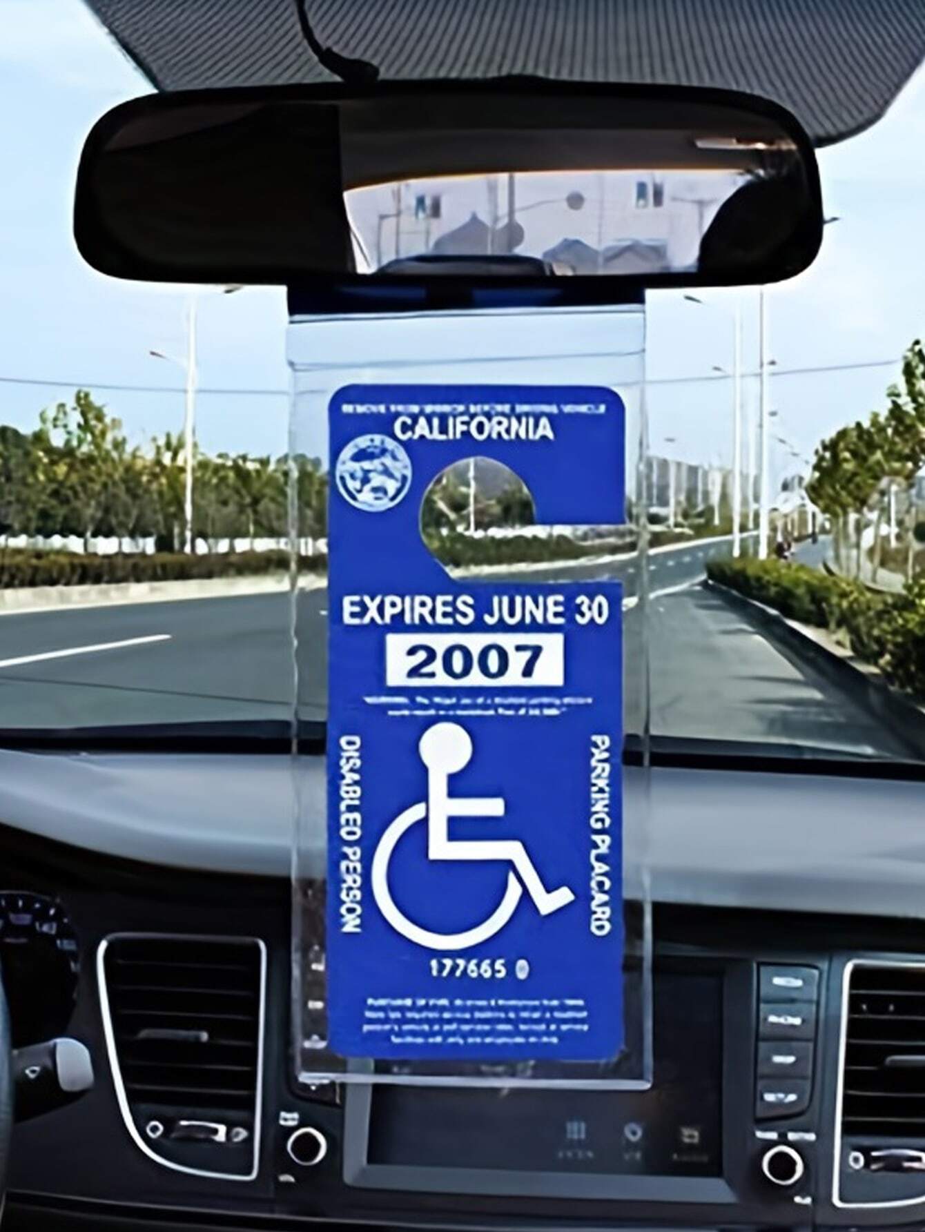 1pc Clear Car Hook Bag