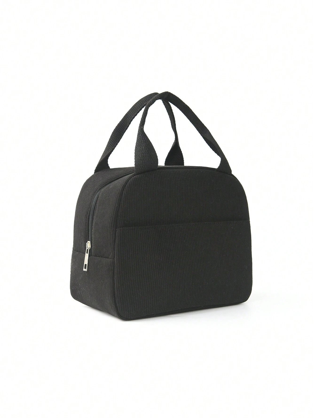 1pc Minimalist Insulated Lunch Bag, Student Lunch Box, Food Bag, Casual Picnic Bag, Camping Bag, Insulated Bag, Suitable For Office, School, Portable Large Capacity, Suitable For Travel, Picnic, Outdo