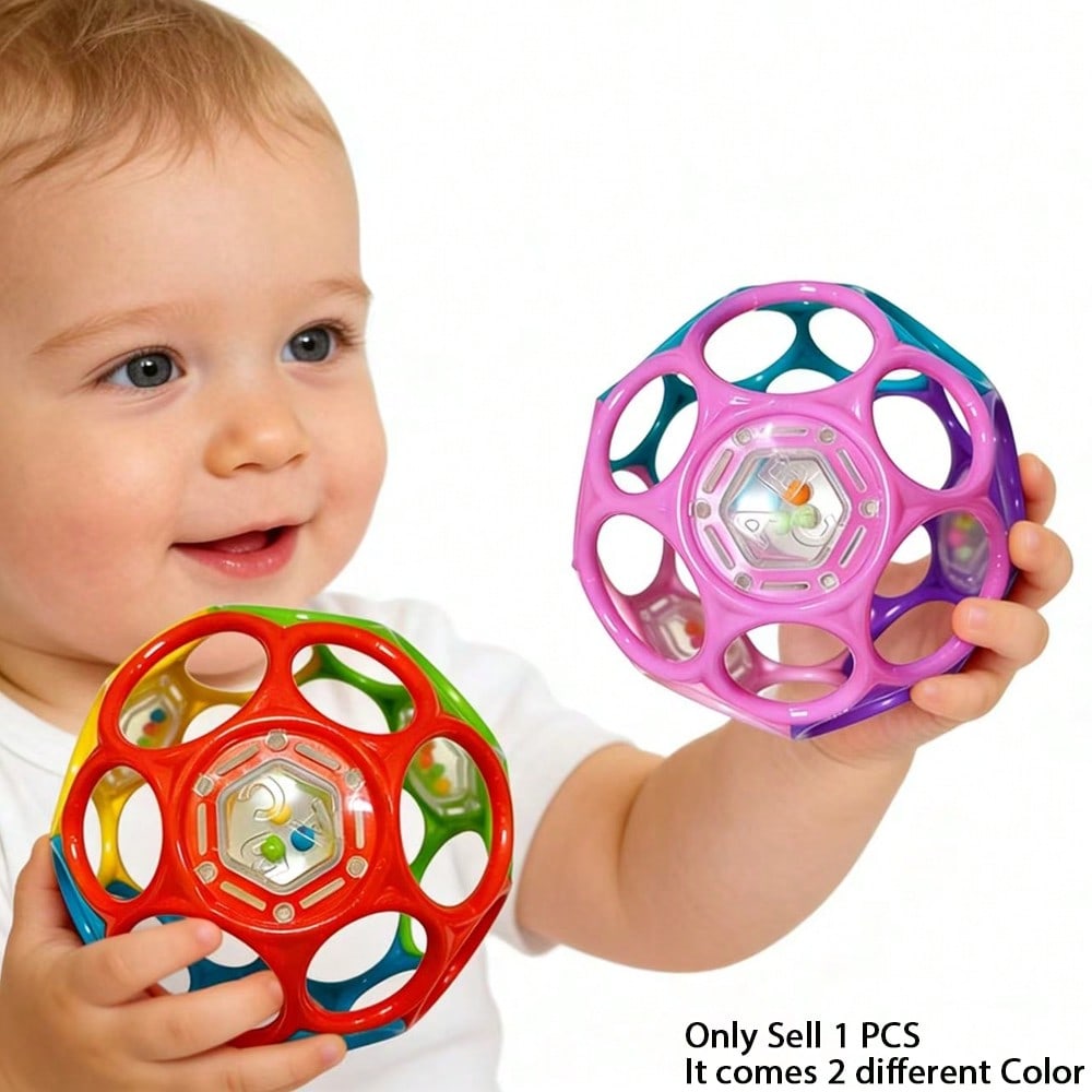 1pc Music Handheld Grip Ball With Vibration Function, Hollow Structure, Exercise Motor Skills, Great Gift For Holidays, Thanksgiving, Christmas And Children's Day