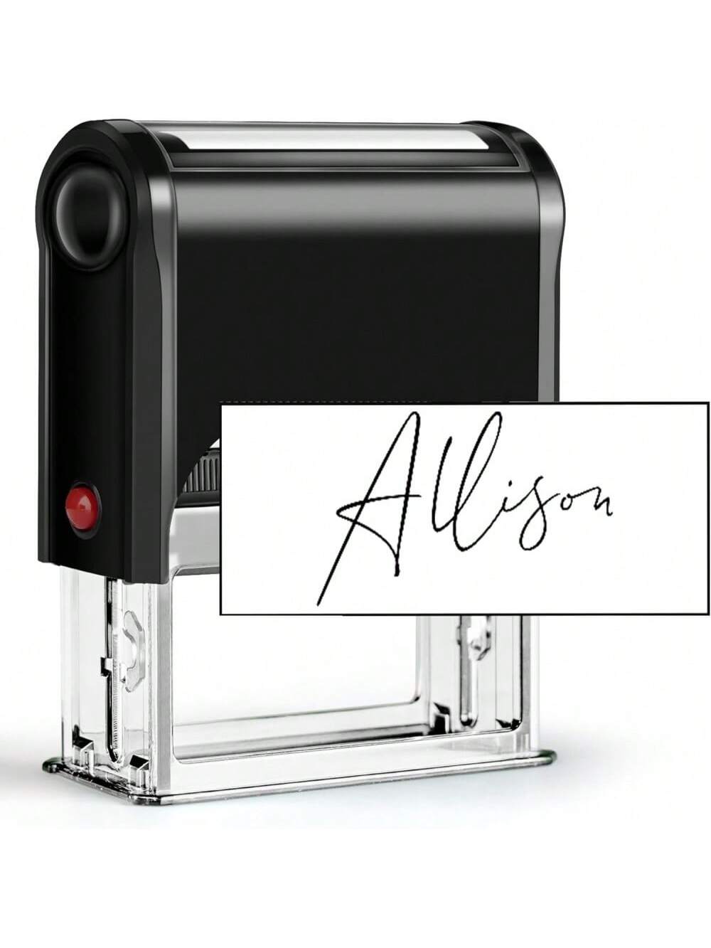 Customized Signature Stamp| Personalized Name Stamp With Ink| Suitable For Documents, Checks And Other Paperwork, Essential For Back To School. Multi-Functional, Compact, Sealable, Reusable, No Iron