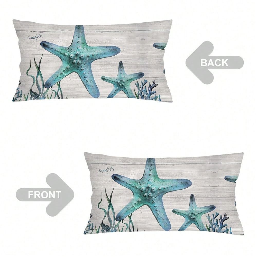 Foggy Forest Throw Pillow Cover FQueen Size Set Of 2,White G Reen Lumbar Pillow Case Decorative Standard Pillows Cases With Zipper,Farmhouse Pillows Case Farmhouse Cushion Covers For Bed,Sofa,20\X30\