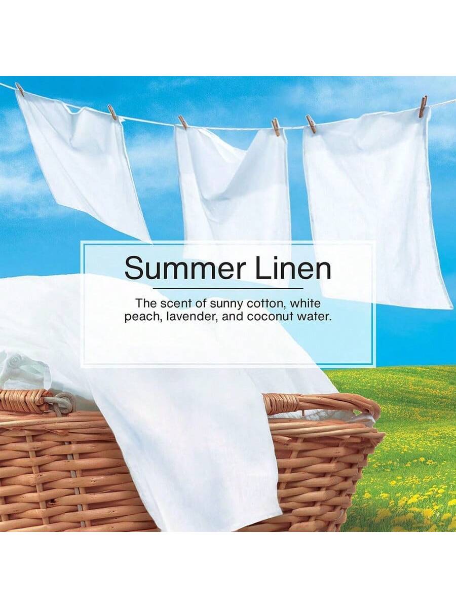 LITTLE TREES Air Fresheners Car Air Freshener. Hanging Tree Provides Long Lasting Scent For Auto Or Home. Summer Linen, Pack Of 6