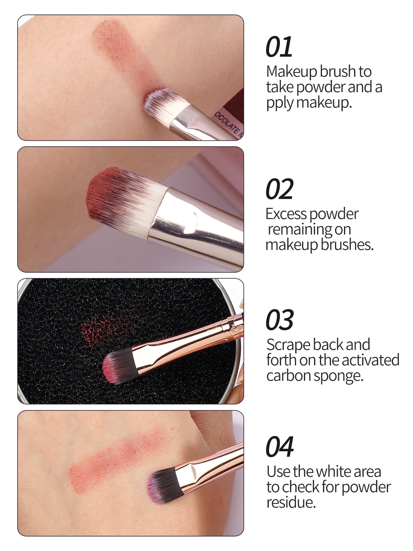 MAANGE 1pc Makeup Brush Cleaner, Convenient For Daily Use, Makeup Brush Cleaning Tool
