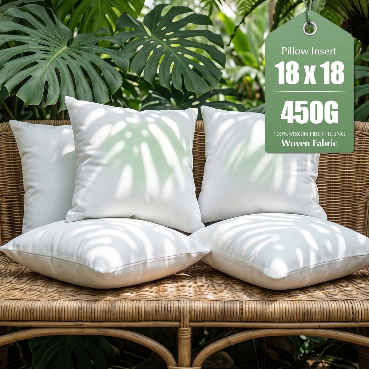 Pillow Core, Pillow Lining, Light Soft Polyester Down Instead Of Decorative Pillow, Machine Washable. Basic Home Hotel Style, Tasteless And Full Cushion Filling, High-Quality Soft Decorative Pillow-Sh