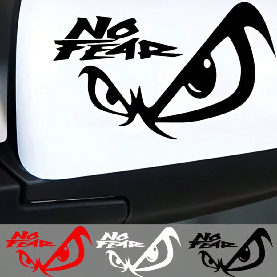 Vinyl Stickers Fearless Car Decals Waterproof Decoration For Car Bumpers, Rear Windows, Trucks