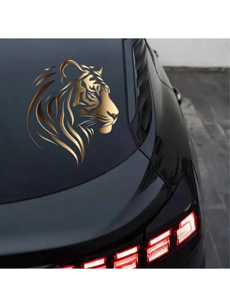 Waterproof Anti-UV Lion Sticker- PVC Self-Adhesive Decal Suitable For All Vehicles, Walls, Laptops, Motorcycles, Helmets And Notebooks