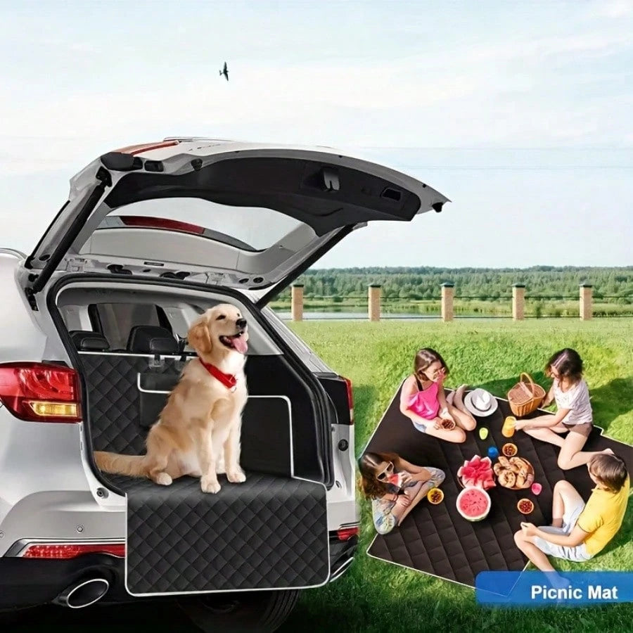 YVDKL 1 Piece Of Car Rear Compartment Mat, With Storage Bag, Bottom Plastic Anti Slip Pet Rear Compartment Mat, Anti Slip Mat, Anti Dirty Rear Compartment Mat