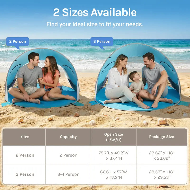 Beach Tent Sun Shelter Indoor Playhouse Canopy Cabana Camping Outdoor Folding outdoorfun #SummerVibes,summerwins