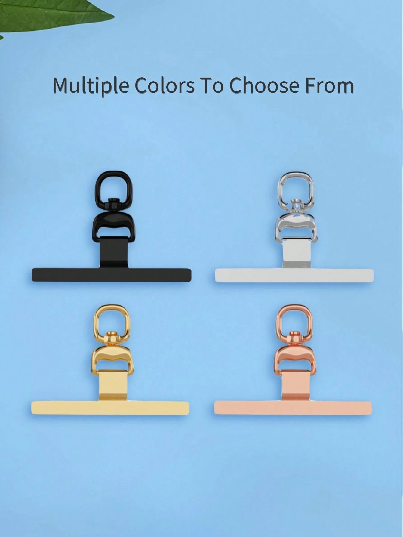 1/2/3pcs Ultra-Thin Stainless Steel Anti-Lost Lanyard Sticker Pad- Won't Damage Phone, Replace Phone Lanyard Components, Lanyard Connector