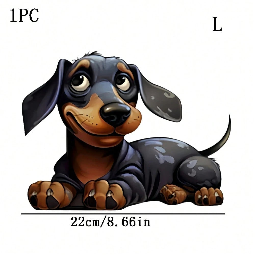 1/2/3pcs Vibrant Dachshund Pattern Heat Transfer Stickers, Washable And Iron-On, Suitable For DIY T-Shirts, Sweatshirts, Hoodies, Jeans, Backpacks, Pillows, Holiday Decorations, Ideal Gift For Hallowe
