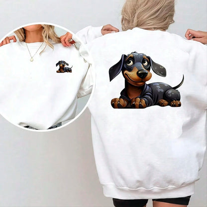 1/2/3pcs Vibrant Dachshund Pattern Heat Transfer Stickers, Washable And Iron-On, Suitable For DIY T-Shirts, Sweatshirts, Hoodies, Jeans, Backpacks, Pillows, Holiday Decorations, Ideal Gift For Hallowe