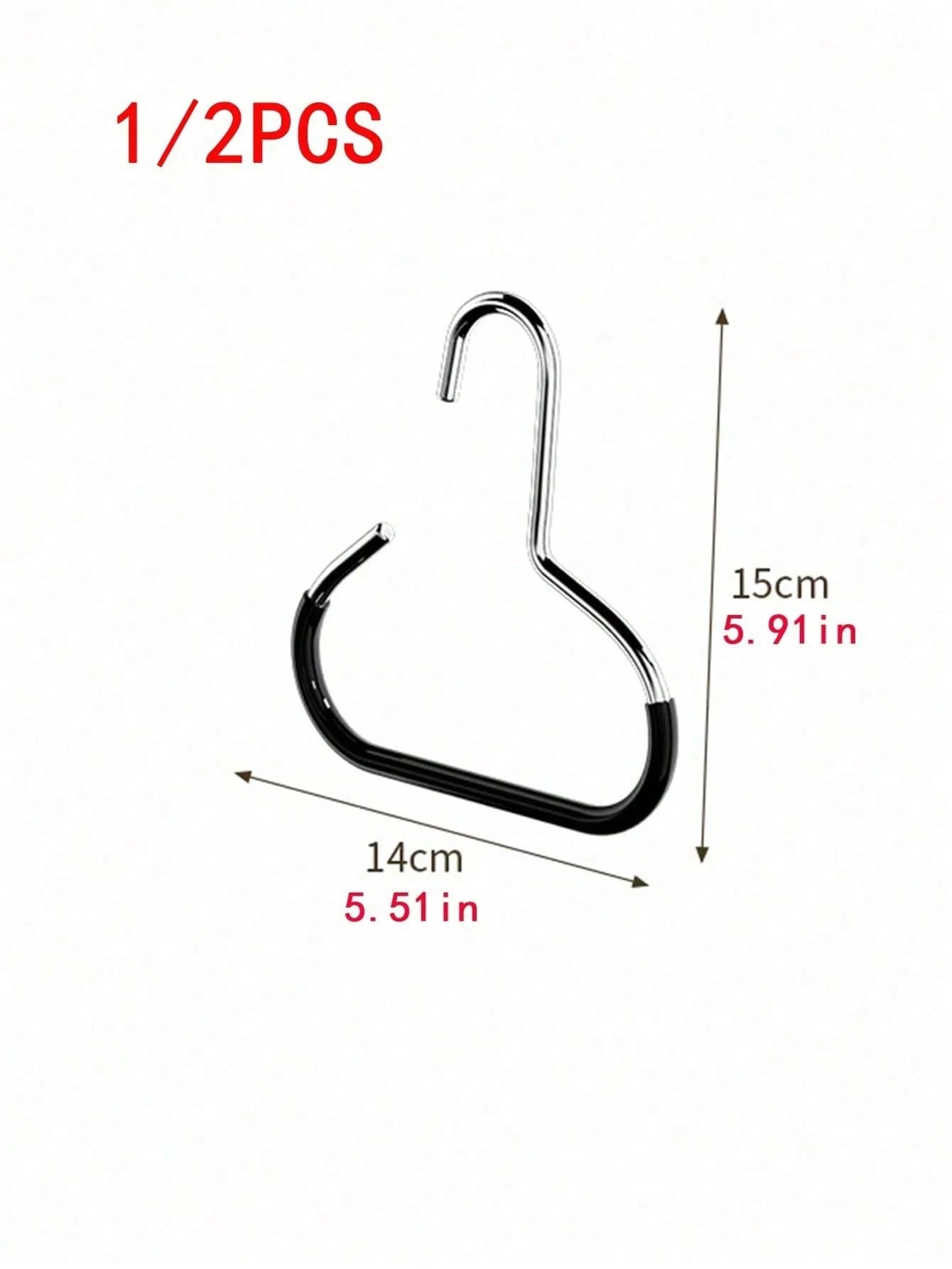 1/2/4/10pcs Random Color Hat Organizer Rack, Hanging Hat Holder For Wardrobe/Closet, Multi-Functional Hat Display Rack