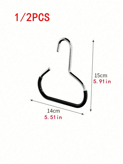 1/2/4/10pcs Random Color Hat Organizer Rack, Hanging Hat Holder For Wardrobe/Closet, Multi-Functional Hat Display Rack