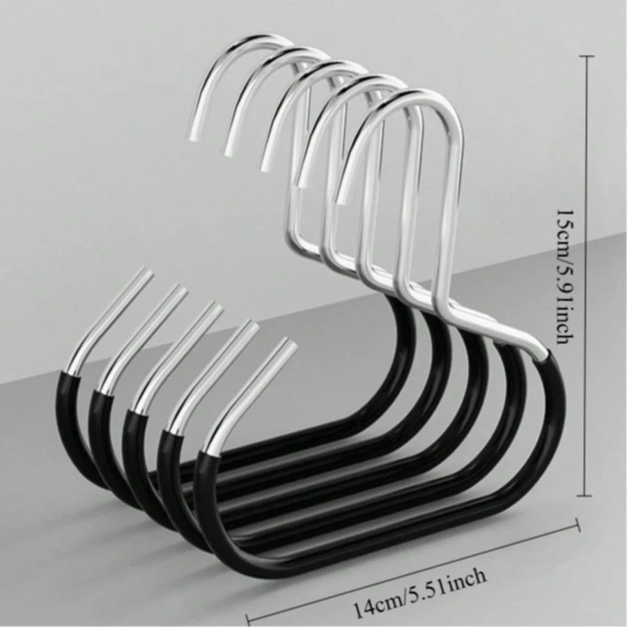 1/2/4/10pcs Random Color Hat Organizer Rack, Hanging Hat Holder For Wardrobe/Closet, Multi-Functional Hat Display Rack