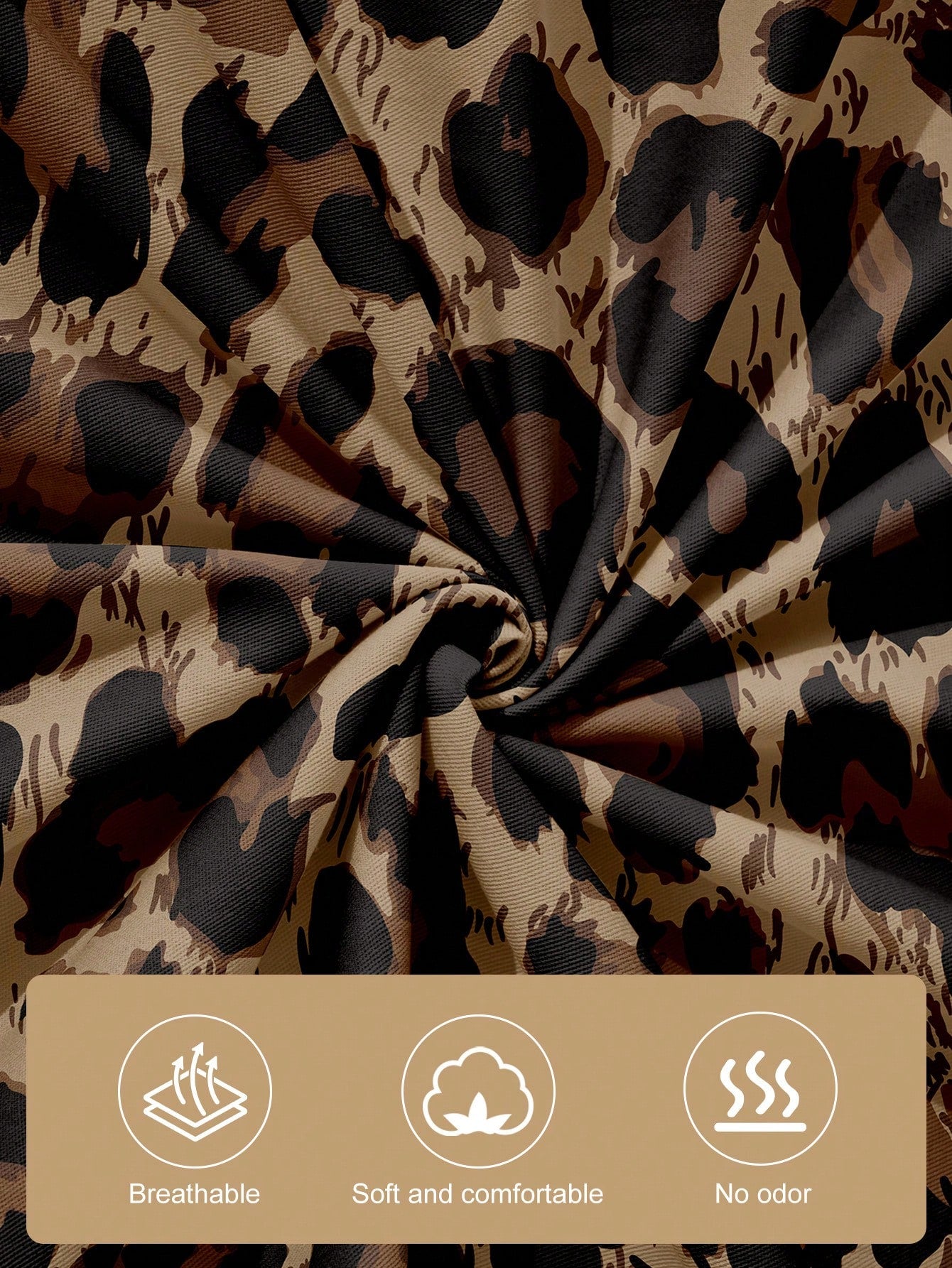 1/2/4pcs Leopard Print Pillowcases, Cushion Covers, Bedding, Comfortable And Easy To Care Pillowcases, Hair And Skin Protection Pillowcases, Living Room Sofa Room Decoration Pillowcases, Single-Sided
