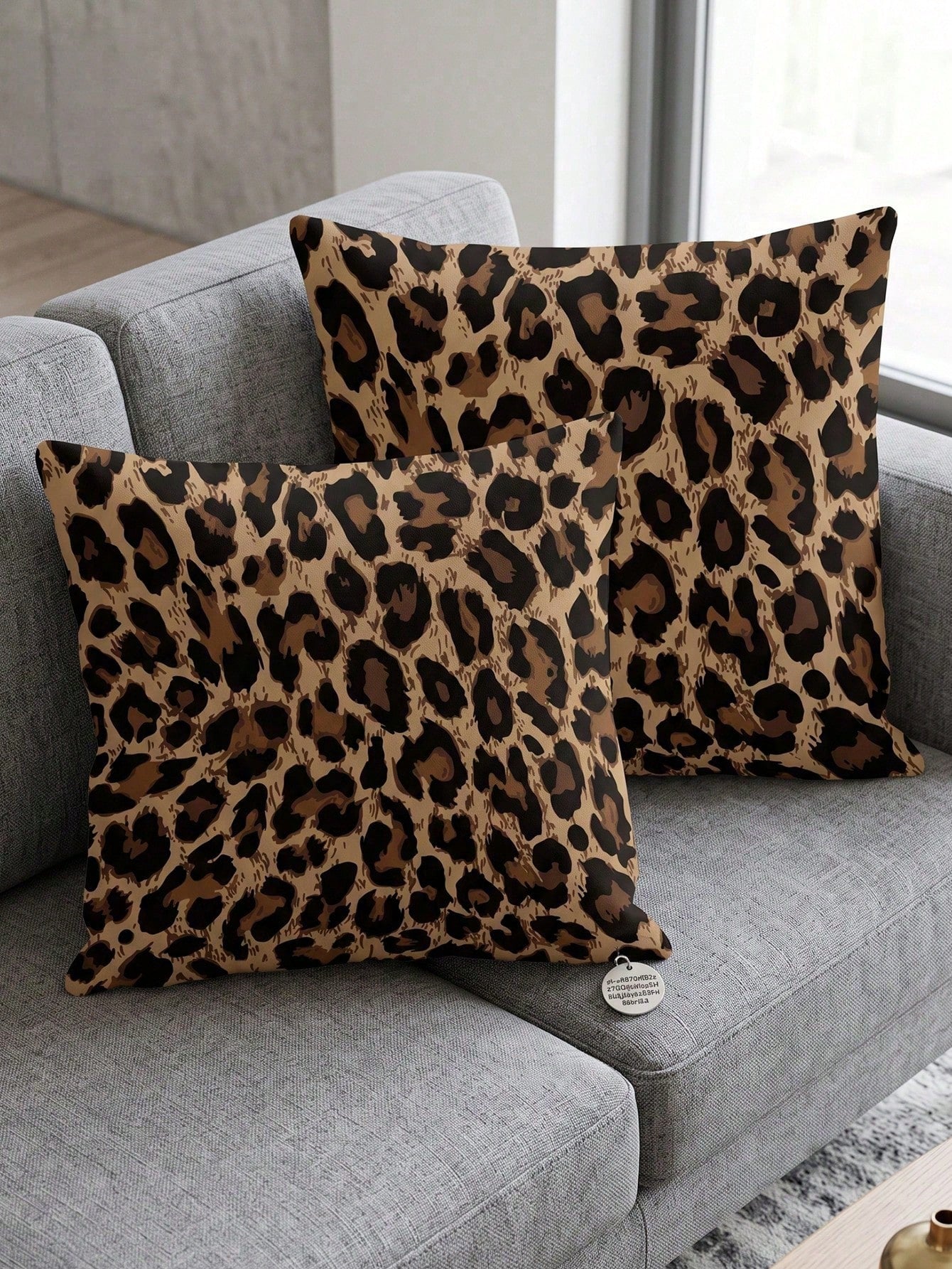1/2/4pcs Leopard Print Pillowcases, Cushion Covers, Bedding, Comfortable And Easy To Care Pillowcases, Hair And Skin Protection Pillowcases, Living Room Sofa Room Decoration Pillowcases, Single-Sided