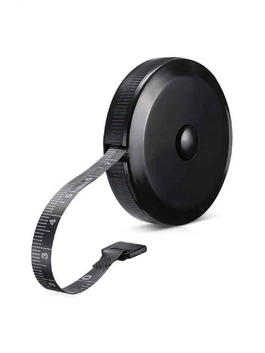1/2/4pcs Soft Double-Sided Measuring Tape, Flexible Body Fabric Sewing Cutting Knitting Weight Loss Measurement Retractable Black Double-Sided Measuring Tape, School Home Office Supplies