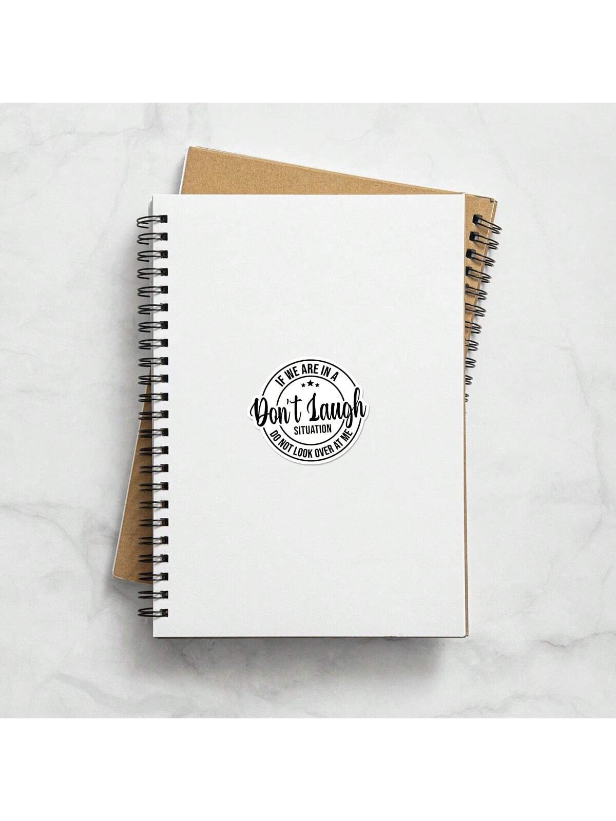 1/2/5pcs IF WE ARE IN A SITUATION,DO MOT LOOK OVER AT ME, Do Not Laugh Vinyl Sticker – Cute Pink Feminine Aesthetic For Water Bottles, Journals, And Laptops| Waterproof Sticker, Perfect Gift For Teen