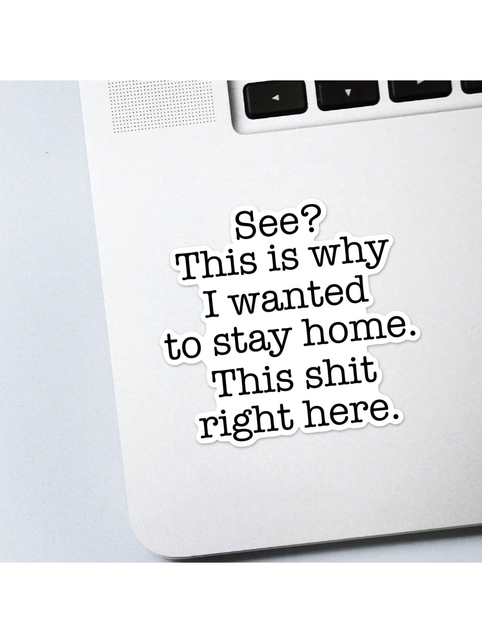 1/2/5pcs See, This Right Here Sticker| Fun And Quirky Vinyl Decal For Planners, Journals, And Laptops| Cute And Mindful Design For Meditation, Wellness Enthusiasts, And Book Lovers| Fashionable, Ar