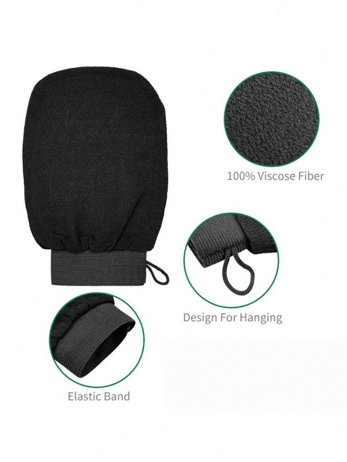 1/2 Pair Body Exfoliating Gloves, Double-Sided Body Cleansing Towel, Suitable For SPA, Massage And Body Exfoliation, Ideal For Removing Dead Skin, Includes Multi-Color Deep Cleaning Bath Towel