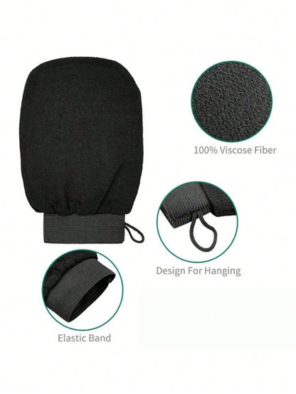 1/2 Pair Body Exfoliating Gloves, Double-Sided Body Cleansing Towel, Suitable For SPA, Massage And Body Exfoliation, Ideal For Removing Dead Skin, Includes Multi-Color Deep Cleaning Bath Towel