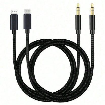 1-2pcs 3.5mm Headphone Audio Aux Cable Adapter Compatible With IPhone 14 Pro Max/14 Pro/14 Plus/14/13/12/11/XS/XR/8/7/6, IPad Series