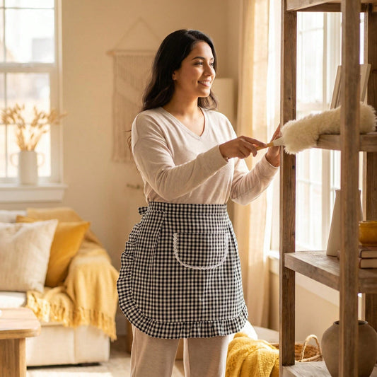 1/2pcs New Fashionable Breathable Waist Apron Skirt, Soft Skin-Friendly Work Skirt For Women, Suitable For Cooking, Gardening, BBQ, Cafe, Painting, Baking, Hair & Nail Salon