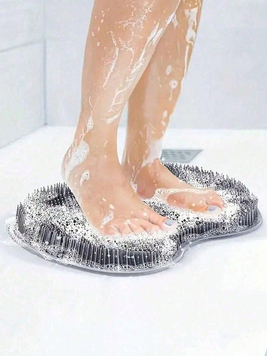 1/3/5pcs Foot Scrubber Mat Shower Scrub Pad Foot Massage Mat Bathroom Washing Pad Bathroom Foot Scrubber Shower Back With Cups For Women Men Mom Holiday Essentials School Supplies Bathroom Decor And A