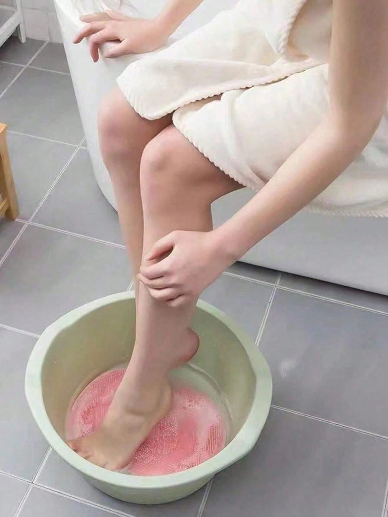 1/3/5pcs Foot Scrubber Mat Shower Scrub Pad Foot Massage Mat Bathroom Washing Pad Bathroom Foot Scrubber Shower Back With Cups For Women Men Mom Holiday Essentials School Supplies Bathroom Decor And A
