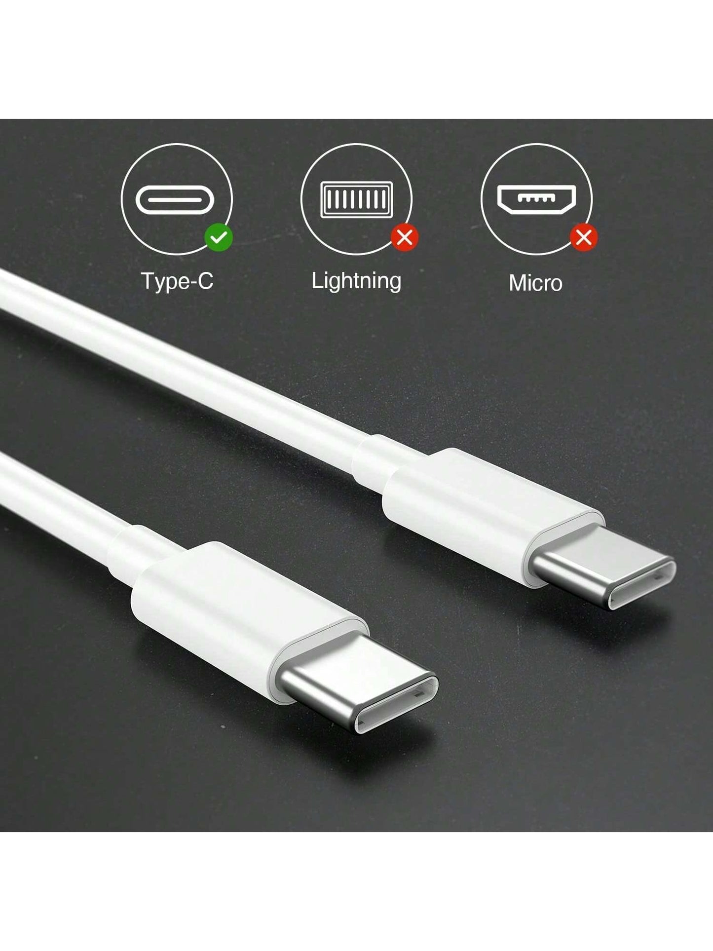 1/3/5pcs PD 60W Fast Charging 3.3ft/100cm High-Efficiency Data Transfer Fast Charging Cable Compatible With IPhone 16 Series, 17 Pro Max/17 Pro/17 Plus/17/16/15, S25/S24/S23/S22/S21/S20 Ultra Plus, Se