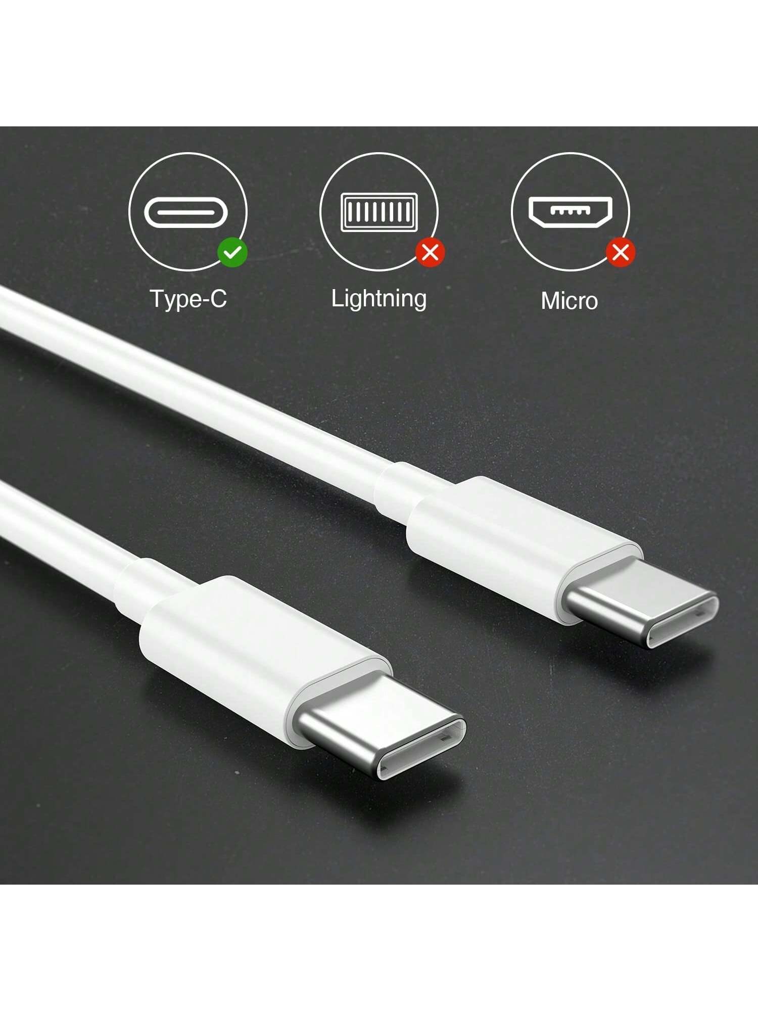 1/3/5pcs PD 60W Fast Charging 3.3ft/100cm High-Efficiency Data Transfer Fast Charging Cable Compatible With IPhone 16 Series, 17 Pro Max/17 Pro/17 Plus/17/16/15, S25/S24/S23/S22/S21/S20 Ultra Plus, Se
