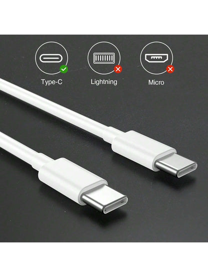 1/3/5pcs PD 60W Fast Charging 3.3ft/100cm High-Efficiency Data Transfer Fast Charging Cable Compatible With IPhone 16 Series, 17 Pro Max/17 Pro/17 Plus/17/16/15, S25/S24/S23/S22/S21/S20 Ultra Plus, Se