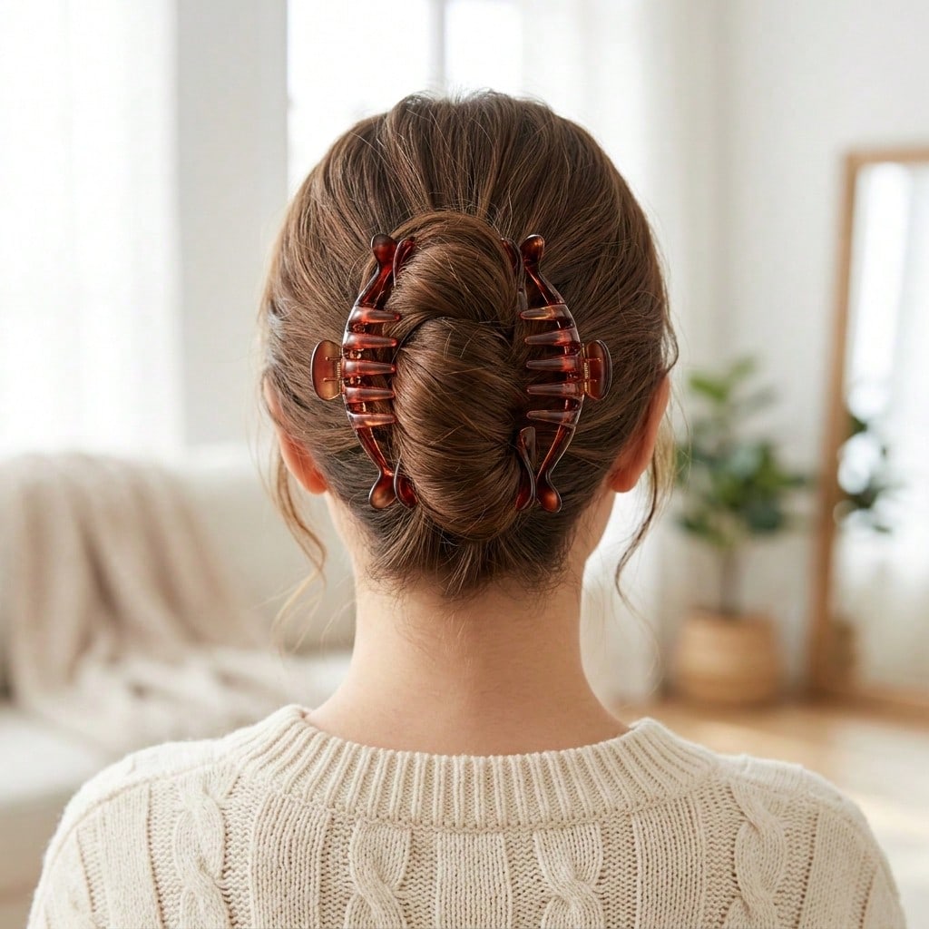 1/3 Pack Non-Slip Banana Hair Clips, Can Be Used As Vertical Hair Clips Or Ponytail Hair Ties, Ideal Gift For Women's Coming-Of-Age Ceremony, Exquisite Fashion Design, Perfect For Art, Wedding And Hom