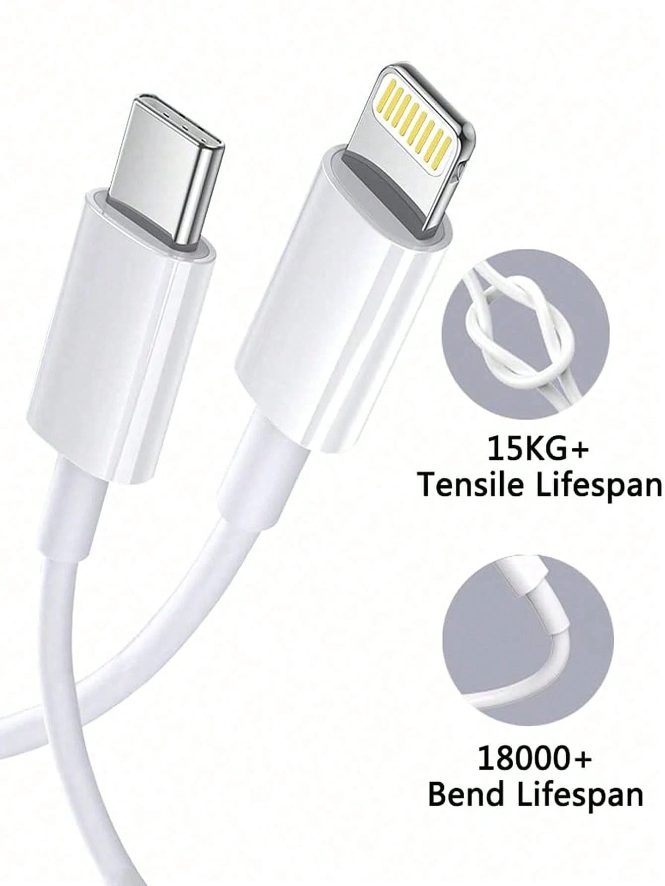1-3 Packs 3.3ft Apple Charging Cable, Compatible With IPhone Charger Cable, USB-C To Lightning Fast Charging, Compatible With Iphone 14/13/12/11/11Pro/11Max/X/XS/XR/XS Max/8/7, Compatible With IPad Li