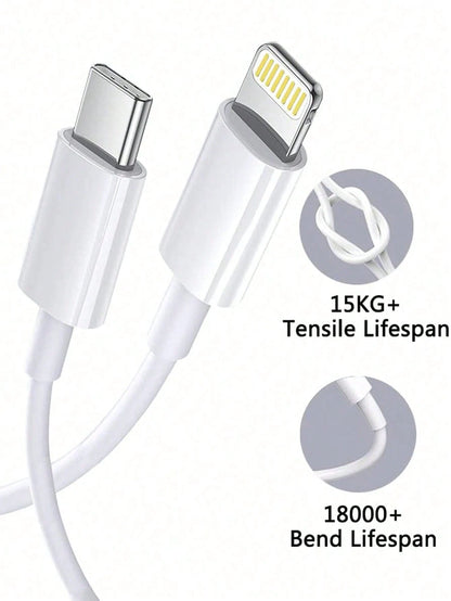 1-3 Packs 3.3ft Apple Charging Cable, Compatible With IPhone Charger Cable, USB-C To Lightning Fast Charging, Compatible With Iphone 14/13/12/11/11Pro/11Max/X/XS/XR/XS Max/8/7, Compatible With IPad Li