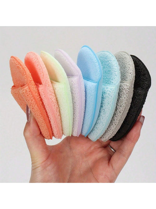 1/4/8Pcs Deep Cleansing And Exfoliating Facial Sponge, Random Color And Shape, Reusable, Removes Blackheads And Deep-Seated Dirt That Can Cause Acne, Suitable For Beauty And Skincare