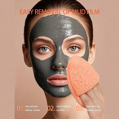 1/4/8Pcs Deep Cleansing And Exfoliating Facial Sponge, Random Color And Shape, Reusable, Removes Blackheads And Deep-Seated Dirt That Can Cause Acne, Suitable For Beauty And Skincare