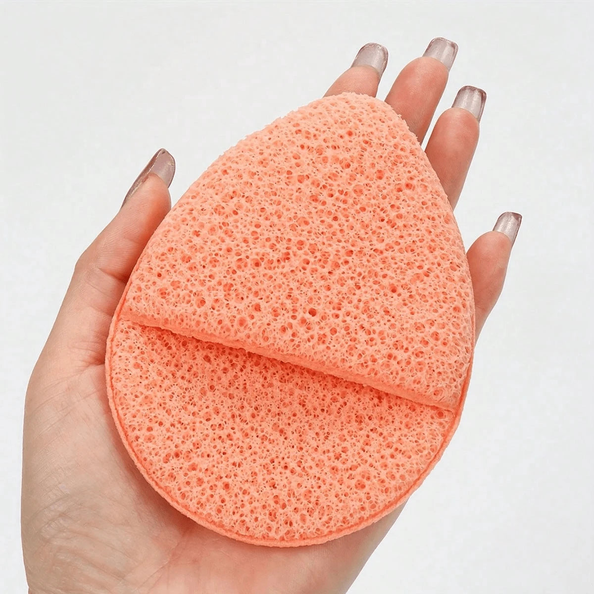 1/4/8Pcs Deep Cleansing And Exfoliating Facial Sponge, Random Color And Shape, Reusable, Removes Blackheads And Deep-Seated Dirt That Can Cause Acne, Suitable For Beauty And Skincare
