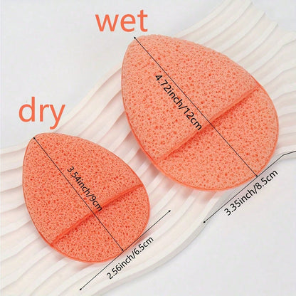 1/4/8Pcs Deep Cleansing And Exfoliating Facial Sponge, Random Color And Shape, Reusable, Removes Blackheads And Deep-Seated Dirt That Can Cause Acne, Suitable For Beauty And Skincare