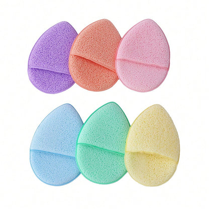 1/4/8Pcs Deep Cleansing And Exfoliating Facial Sponge, Random Color And Shape, Reusable, Removes Blackheads And Deep-Seated Dirt That Can Cause Acne, Suitable For Beauty And Skincare