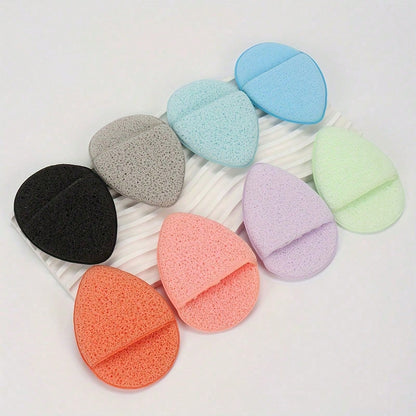 1/4/8Pcs Deep Cleansing And Exfoliating Facial Sponge, Random Color And Shape, Reusable, Removes Blackheads And Deep-Seated Dirt That Can Cause Acne, Suitable For Beauty And Skincare
