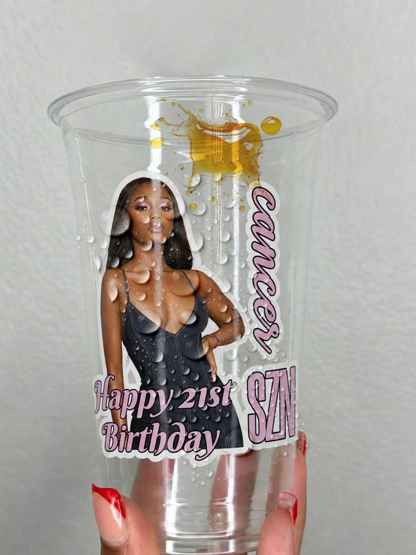 1/6/15/30pcs Personalized Custom Portrait Photo Stickers, Custom Portrait Stickers, Custom Text Stickers, Her Exclusive Stickers, Personalized Stickers, Waterproof & Oil-Resistant, Perfect For Birthda