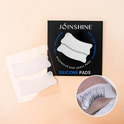 1 Pair/2 Pieces, New Reusable Self-Adhesive Silicone Eye Pads, Suitable For Eyelash Extension, Eyelash Tinting, Eyelash Lift, Silicone Eyelash Pads, Eyelash Extension Pads, Eyelash Pads, Eyelash Exten