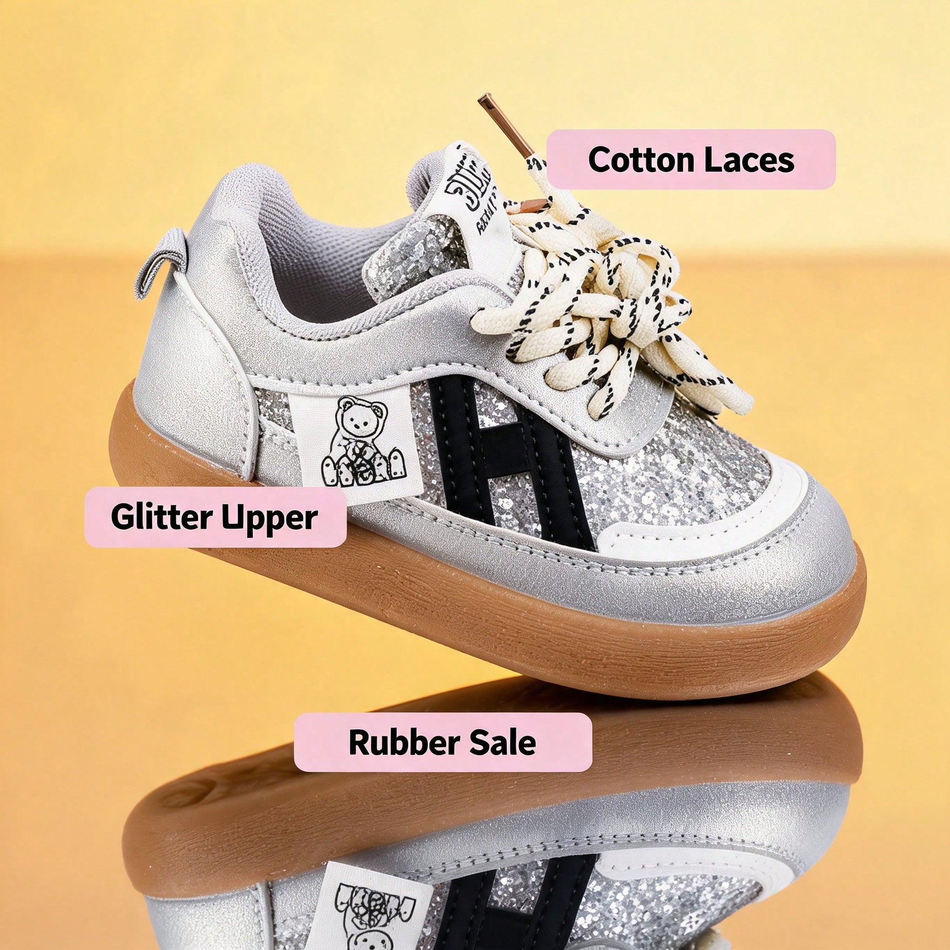 1 Pair Baby Sports Shoes, Spring/Autumn Fashion New Kids White Sneakers, Soft Sole Anti-Slip Boys Casual Board Shoes, Breathable Infant Shoes, Soft Upper Breathable Sports Shoes, Suitable For Boys And