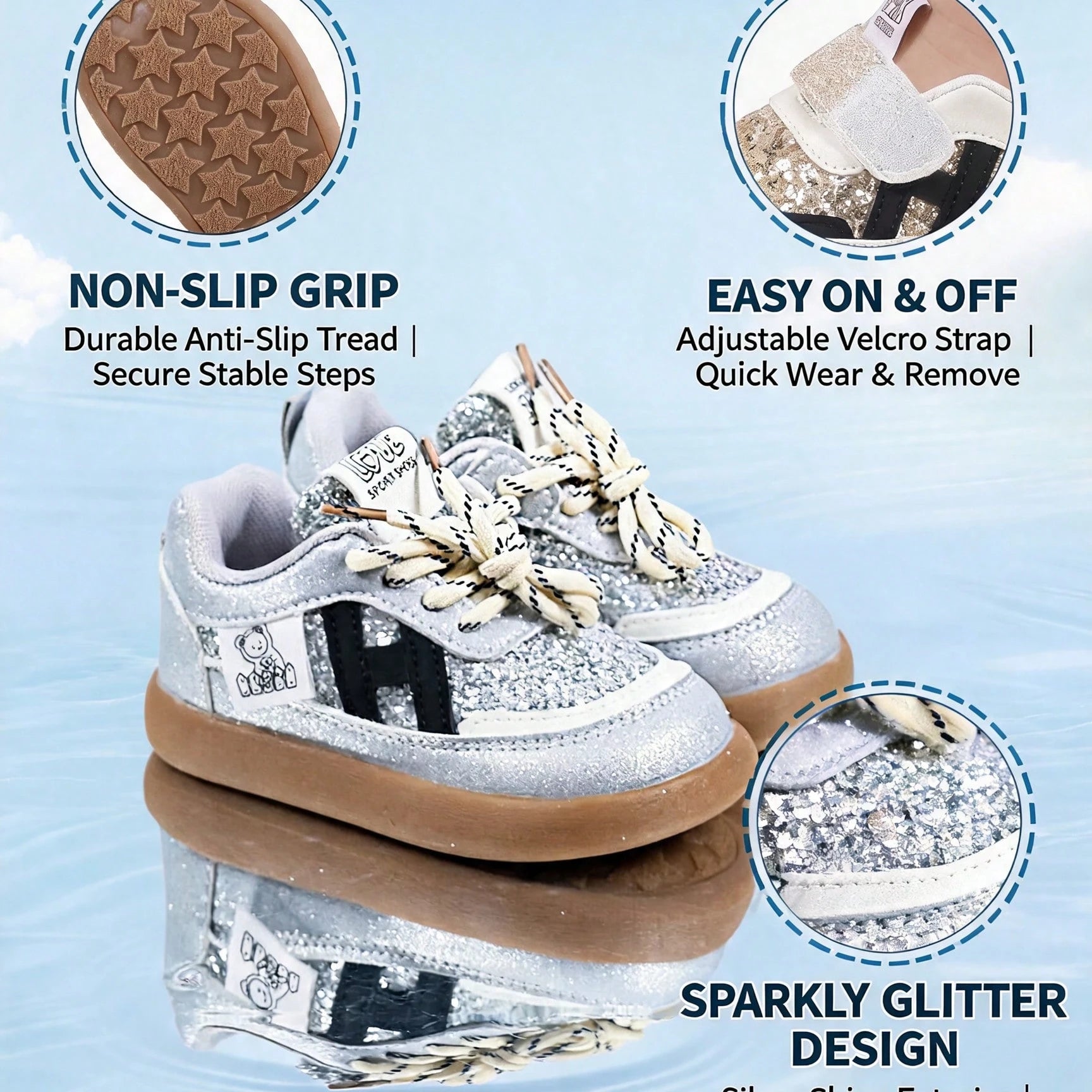 1 Pair Baby Sports Shoes, Spring/Autumn Fashion New Kids White Sneakers, Soft Sole Anti-Slip Boys Casual Board Shoes, Breathable Infant Shoes, Soft Upper Breathable Sports Shoes, Suitable For Boys And