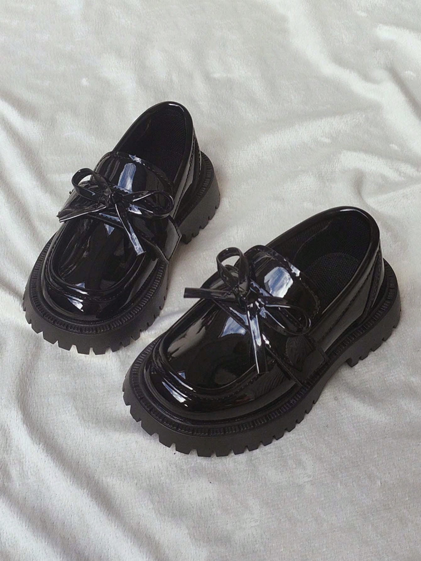 1 Pair Girls' Low Vamp Cute Princess Shoes, Breathable Soft Sole Non-Slip Versatile Children's Shoes, Simple Fashion Baby Toddler Walking Shoes, Flat Slip-On Easy To Put On And Take Off, Suitable For