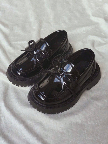 1 Pair Girls' Low Vamp Cute Princess Shoes, Breathable Soft Sole Non-Slip Versatile Children's Shoes, Simple Fashion Baby Toddler Walking Shoes, Flat Slip-On Easy To Put On And Take Off, Suitable For